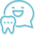 Tooth with Smiley Icon